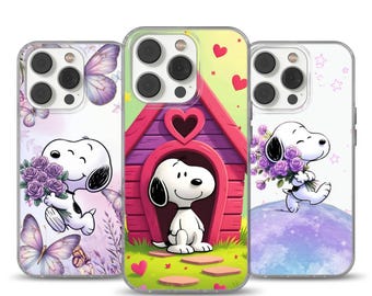 Snoopy Cartoon Dog Phone Case, Gel Cover