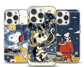SNOOPY Phone Case Cartoon Dog cover for iPhone 16e, 17 Pro Max, 17 Air, Samsung S25 Edge, A16, Pixel 10, 9A