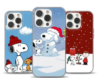 Snoopy Christmas Phone Case, Elegant Holiday Cover