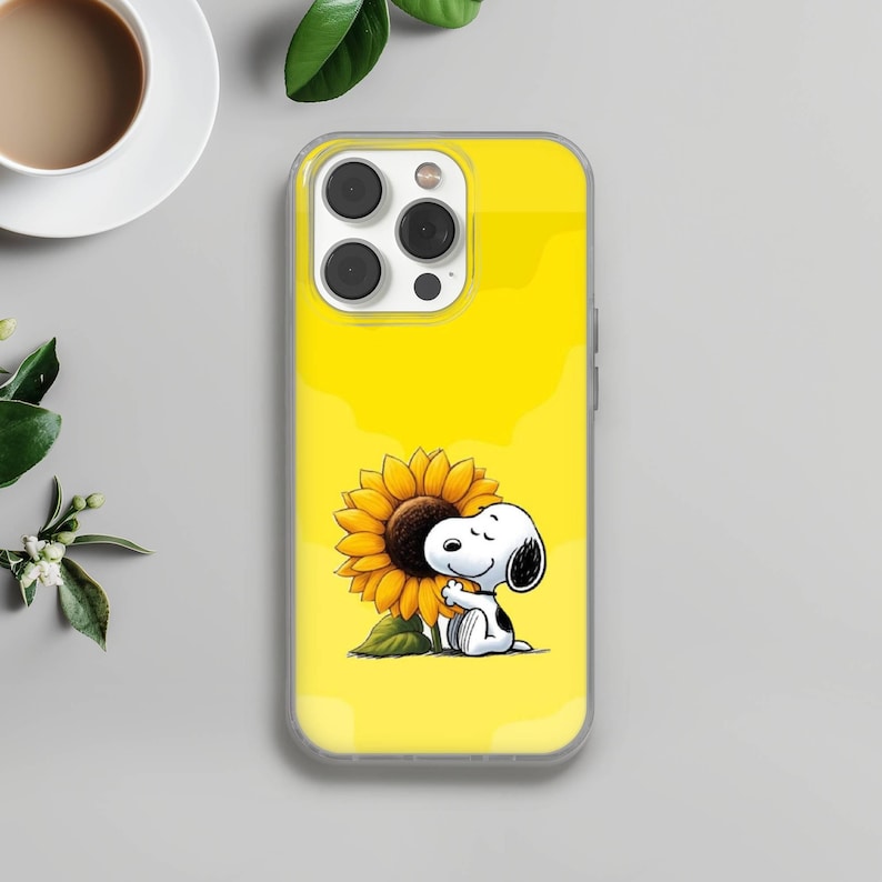 Funda para teléfono con diseño de perro Snoopy, cubierta de gel TPU imagen 6