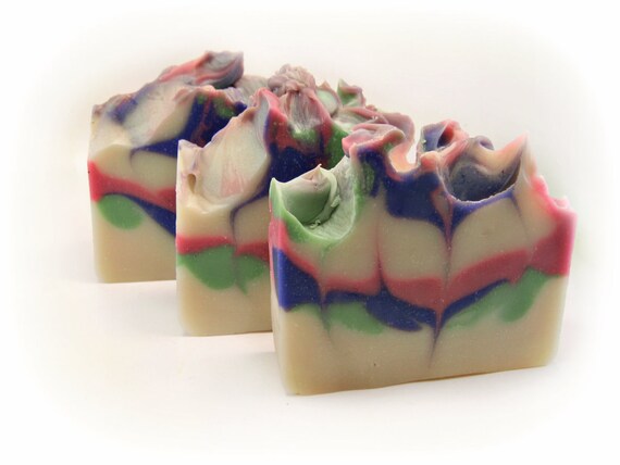 Items similar to Handmade Soap - Passion Flower & Acai Berry Soap with ...