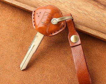 Suitable For Suzuki GSX1300R Key Bag Handmade Cowhide GSXR600 750 1000 GSF 650 Key Cover