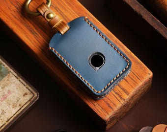 Suitable For Volvo Leather Key Cover XC60 XC90 S90 Pure Handmade Key Cover