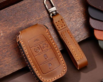Personalized Leather Key Case for GM/GMC Vehicles