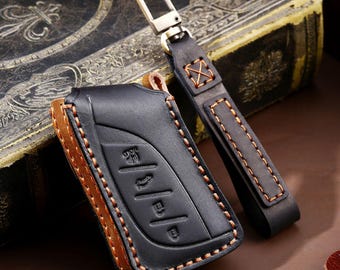 Suitable For Lexus Leather Key Fob Cover ES200  ES300H Key Cover 3 Buttons 4 Buttons
