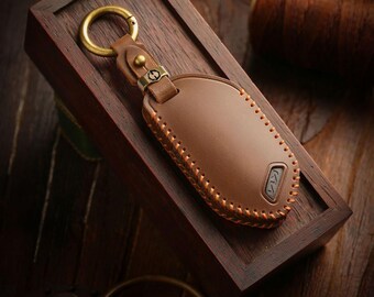 Premium Genuine Leather Key Case for the All-New 2024 KIA Models