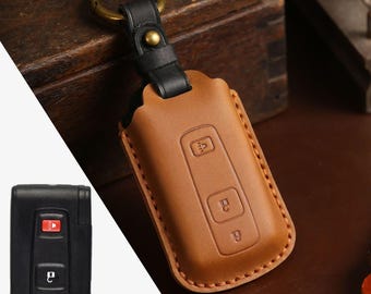 Suitable For Toyota Key Bag Crown Crazy Horse Leather Pure Handmade Car Key Cover