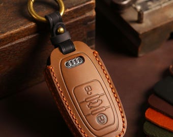 Key Cover Suitable For Audi A4, A5, Q5, And Q7 Cars; A Great Gift For Car Owners.