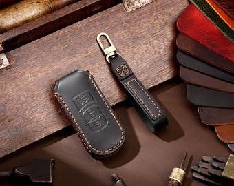 Suitable For Leather Key Cover For Mazda Cars ，2 Buttons 3 Buttons