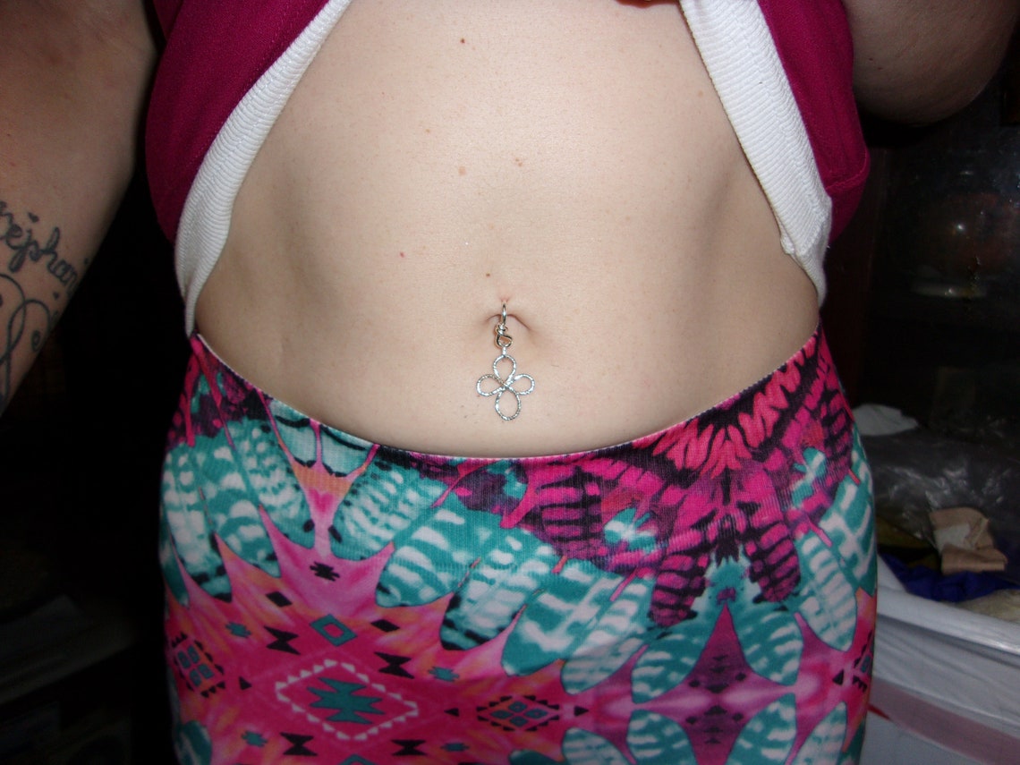 No Ball Needed Open Spiral Belly Button Ring Sterling Silver Etsy