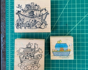 Lot of Noah’s art rubber stamps