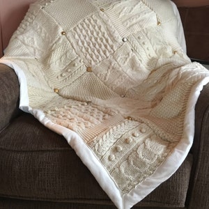 My “Simply Elegant” Wool Sweater Quilt — I can make one similar for you!