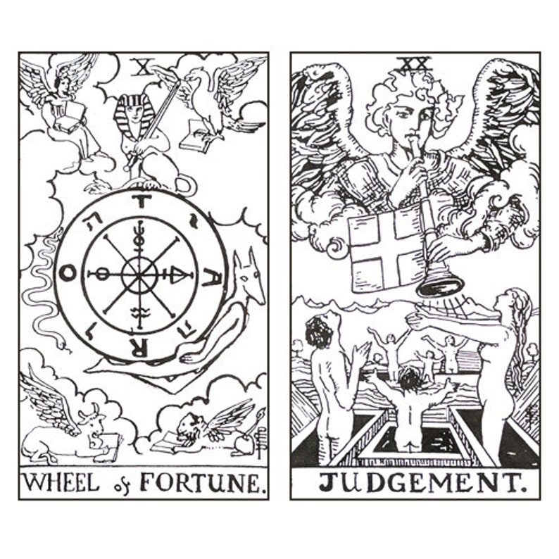 PDF Printable, Color your own tarot deck 22 major arcna Instant Download image 3