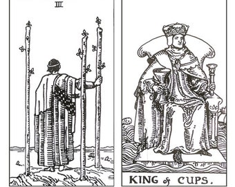 PDF -Printable, Color your own tarot deck 56 minor arcana Instant Download