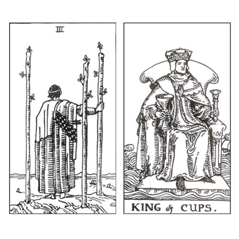 PDF -Printable, Colour your particular tarot deck 56 minimal arcana Instantaneous Down load photograph about Printable Tarot Cards to Color known as PDF -Printable, Colour your personal tarot deck 56 small arcana Instantaneous Down load