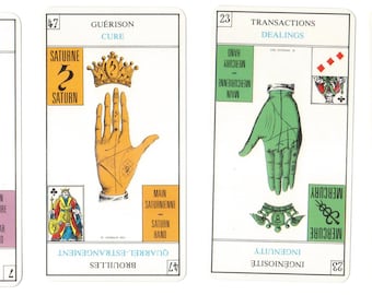 PDF -Printable, Palmistry tarotcard Instant Download