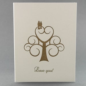 Love You - Letterpress Card