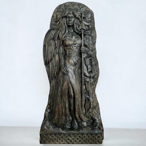 Statue de Morrigan : décoration d&#39;autel de déesse celtique, décoration d&#39;intérieur gothique
