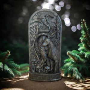 Hecate Black Statue Ancient Greek Goddess Hekate Altar Statue Hecate Greek Goddess Sculpture Hecate Altar Greek Mythology Wiccan Altar Kit