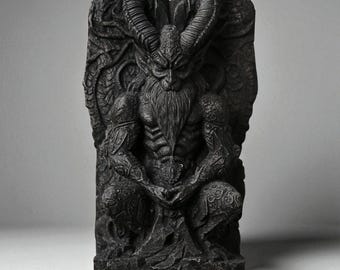アザゼル像、悪魔の像、堕天使像、悪魔ルシファーオカルト装飾、悪魔の