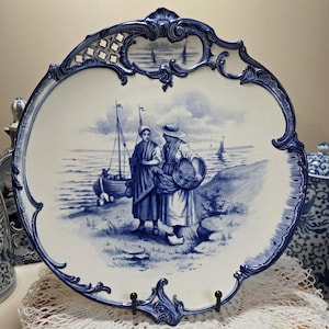 Delft Plate 14 Inches - Etsy