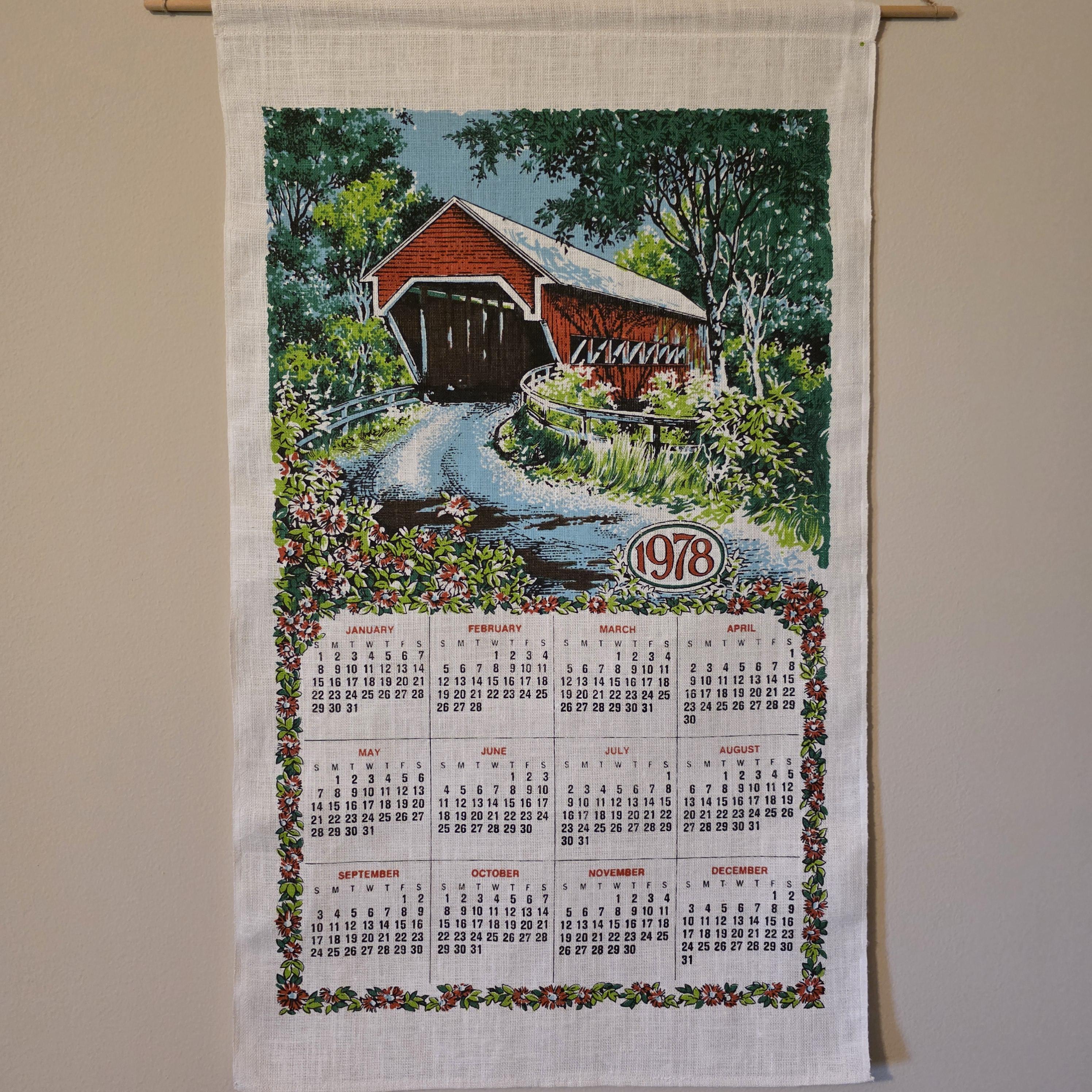 1978 Calendar - Etsy