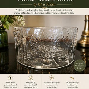 Oiva Toikka Flora Iittala - Etsy