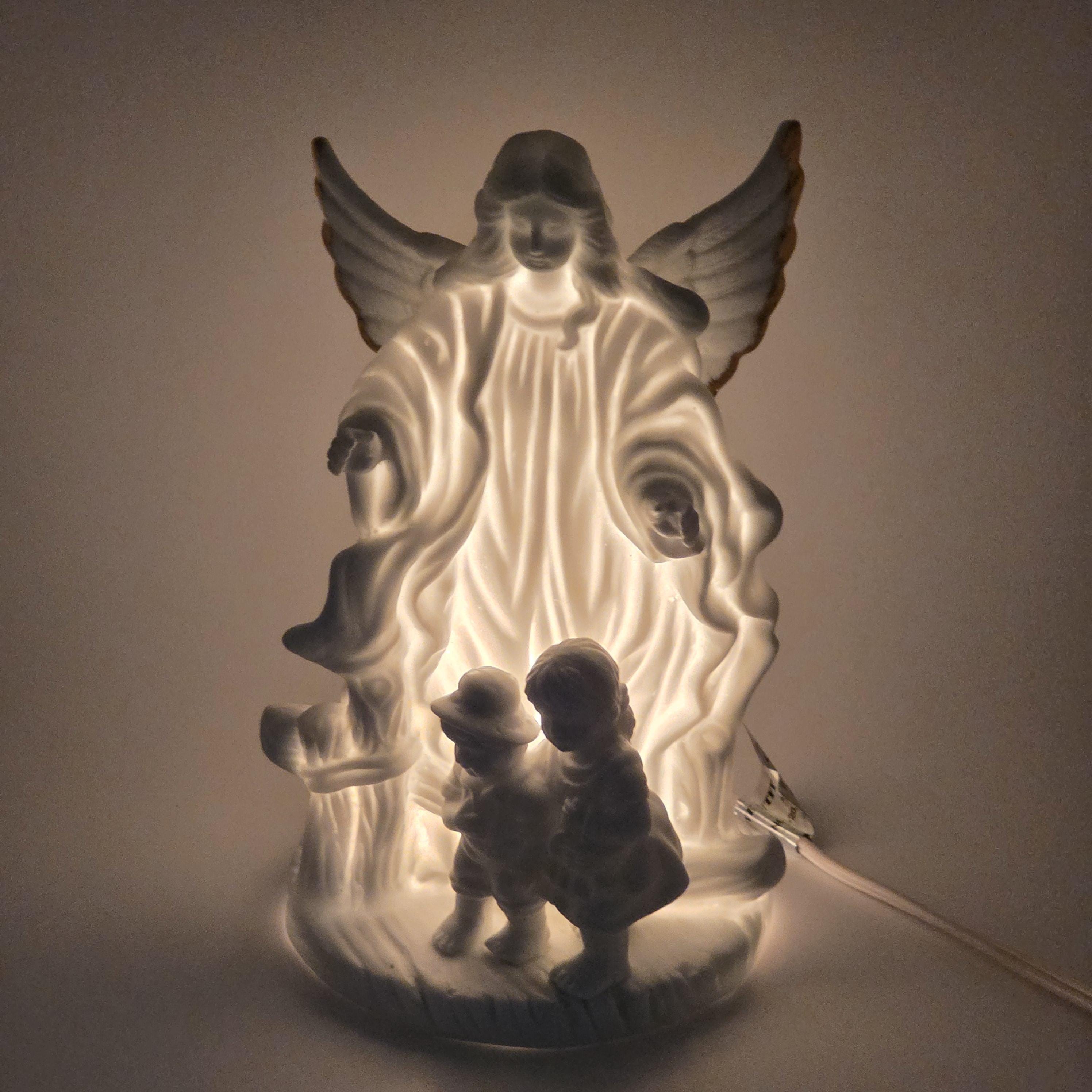 Porcelain Angel Night Light - Etsy