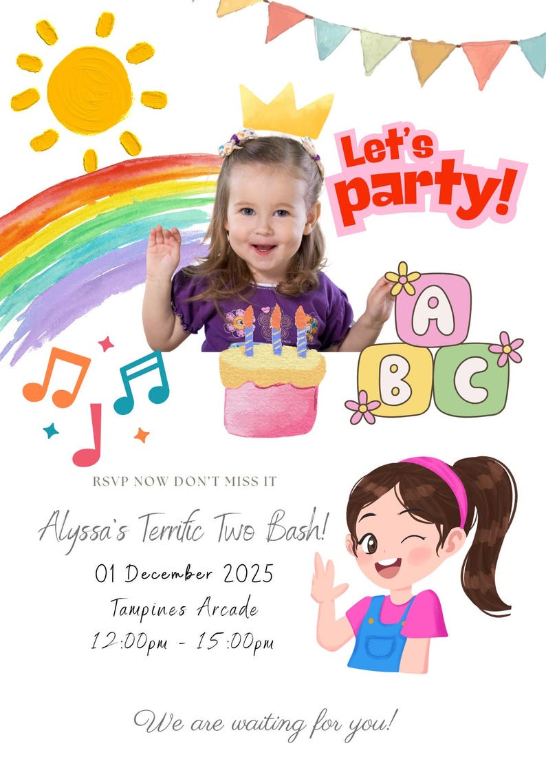 Ms Rachel Birthday Invitation - Etsy