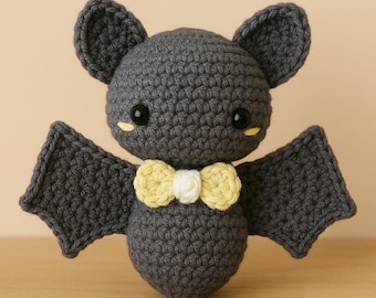 Amigurumi Bat Crochet Pattern | Halloween Crochet Doll DIY Gift | Amigurumi Animal Toy | Instant PDF Download