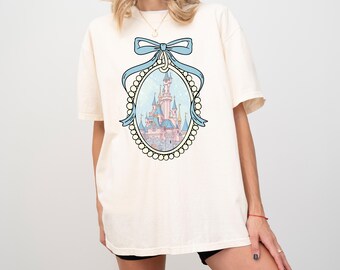 Comfort Colors Disney Castle T-shirt, Disney Magical Shirt, Disney Coquette Bow Tee, Disney Vacation Tee, Funny Shirts, Disney Trip Shirt