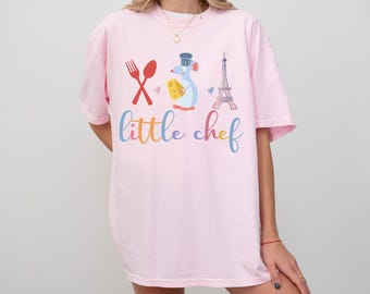 Comfort Colors Ratatouille Shirt: Little Chef Mouse Tee