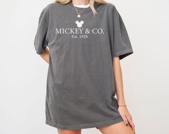 Comfort Colors Mickey & Co 1928 T-shirt, Disney Ears Shirt, Mickey Mouse Shirt, Disneyland Shirts, Disney World Tee, Disney Family Shirts