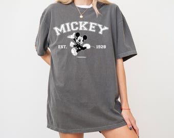 Comfort Colors Mickey Est 1928 T-shirt, Classic Mickey Shirt, Mickey Mouse Shirt, Disney Tee, Disney Shirt, Disneyland Shirt, Disney Gift