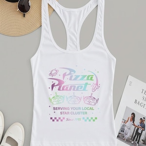 Pizza Planet Racerback, Disney Toy Story Outfit, Toy Story Alien Outfit,  Disney Trip Tee, Disney Vacation Top, Toy Story Characters Shirt