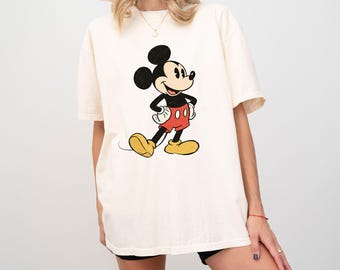 Comfort Colors Disney Mickey Mouse T-shirt, Retro Classic Mickey Shirt, Disney Vacation Shirts, Disneyland Mickey Shirt, Magic Kingdom Shirt