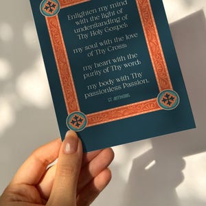 St. Antiochus Prayer Card: Orthodox Christian Art (Downloadable Print