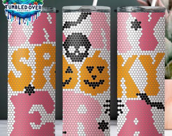 SS16 In My Spooky Era Halloween Digital Rhinestone Tumbler Pattern