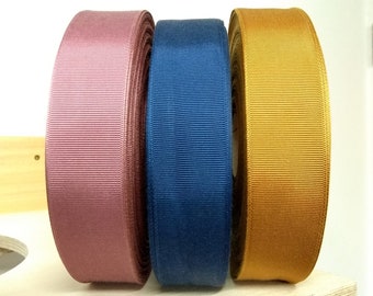 Galloon Hat Ribbon various widths - Dark Gold