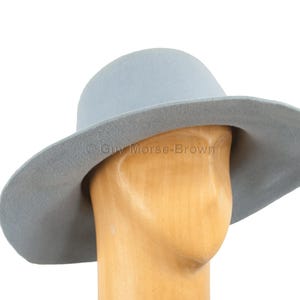 Men&#39;s Weight Fur Felt Capeline Hat Body 123g - Powder Blue