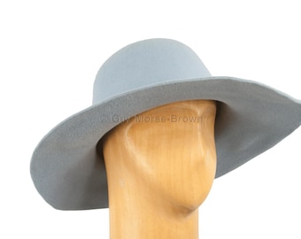 Men's Weight Fur Felt Capeline Hat Body 123g - Powder Blue 86mm