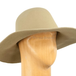 Men&#39;s Weight Fur Felt Capeline Hat Body 123g - Khaki