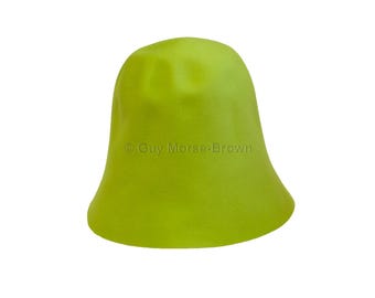 Ladies Fur Felt Cone Hat Body - Lime
