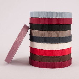 Petersham Ribbon for Millinery in two widths