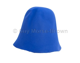 Ladies Fur Felt Cone Hat Body - Cobalt Blue