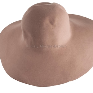 Ladies Fur Felt Capeline Hat Body 103g - Hare