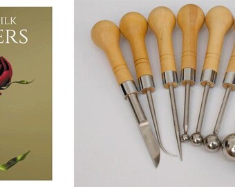 Book & Flower Making Tools Bundle (8-piece set)