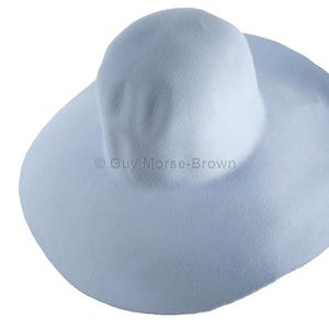 Ladies Fur Felt Capeline Hat Body 103g - Powder Blue