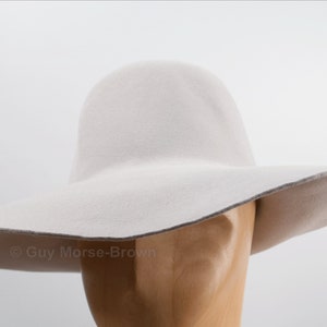 Men&#39;s Weight Fur Felt Capeline Hat Body - Light Grey
