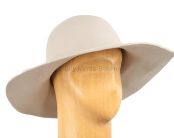Men's Weight Fur Felt Capeline Hat Body 123g - Light Grey 86mm